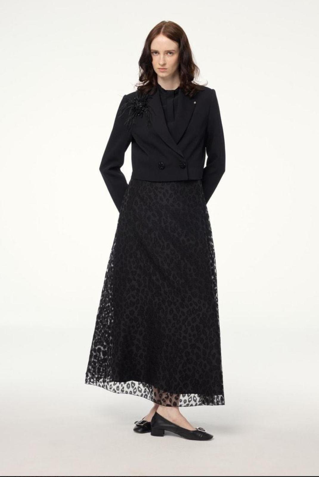 25Y4260 TAKIM TUNİK PANTOLON BEL KUŞAK YAN YIRTMAÇ TUNİĞİ DÜĞMELİ , ARMODAM , Kategori , CEKET ETEK TAKIM