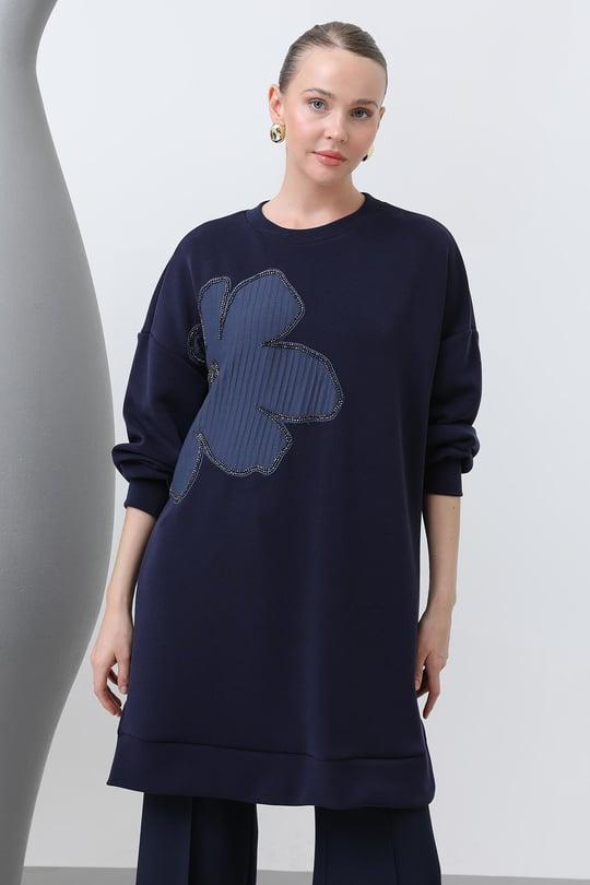 25Y4260 TAKIM TUNİK PANTOLON BEL KUŞAK YAN YIRTMAÇ TUNİĞİ DÜĞMELİ , ARMODAM , Kategori , TUNİK