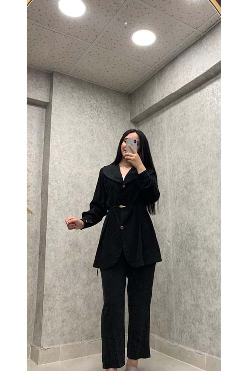 25Y4290 TAKIM CEKET PANTOLON BEL BAĞCIKLI