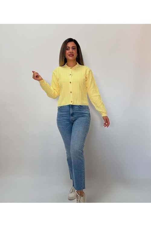 26K3088 HIRKA MERSERİZE KISA ÖNÜ DÜĞMELİ