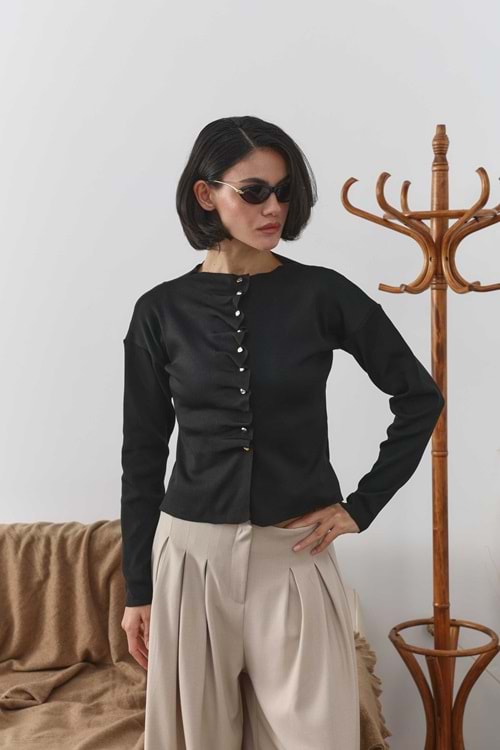 26K3180 HIRKA KISA DÜĞME ARASI DRAPELİ