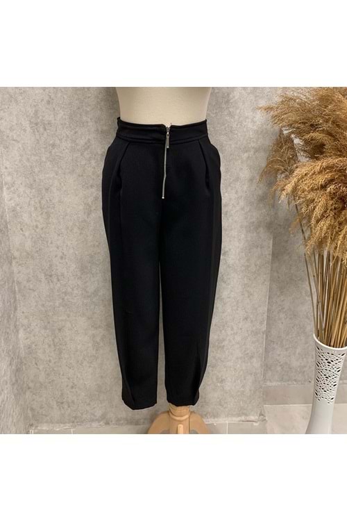 26Y18293 PANTOLON ÖNÜ YARIM FERMUARLI NERVÜRLÜ HAVUÇ PAÇA