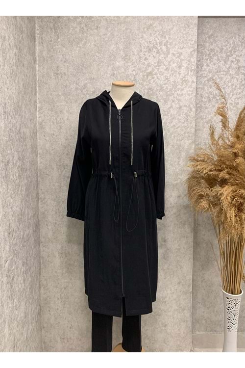 26Y4621 KAP ÖNÜ FERMUARLI KUPRA MODAL KUMAŞ ŞAPKASI TAŞ DETAYLI