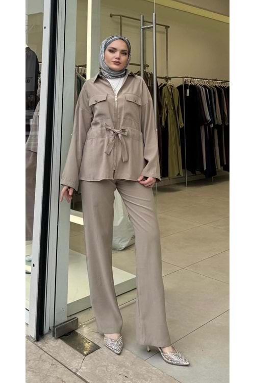 26Y2047 TAKIM CEKET PANTOLON CEPLİ FERMUARLI