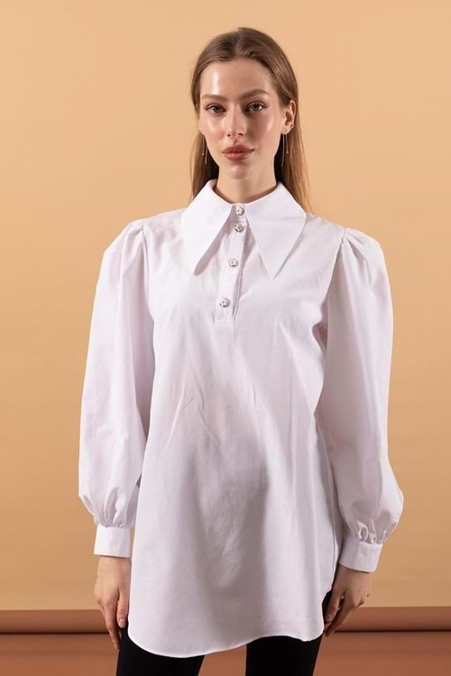 25Y5001 GÖMLEK BEBE YAKA 3 DÜĞMELİ