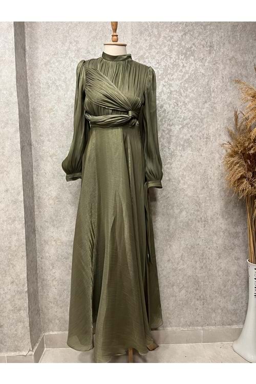 25Y4823 ABİYE JANJAN KUMAŞ ÖNÜ DROPE DETAY KOL BAĞLAMA DETAY