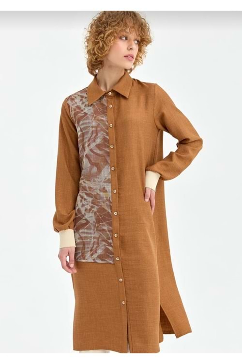 25Y2411206 TUNİK FİLE DETAYLI