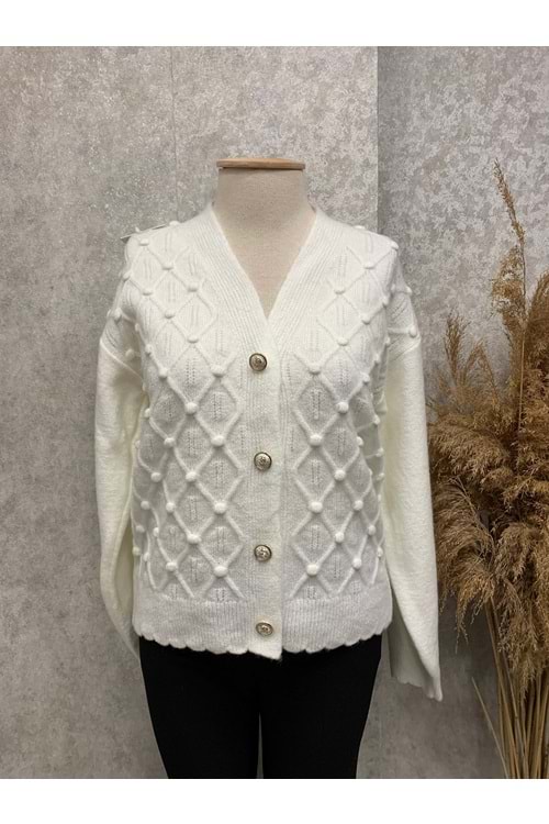 26K8896 HIRKA KISA ÖNÜ DÜĞMELİ BAKLAVA DESEN