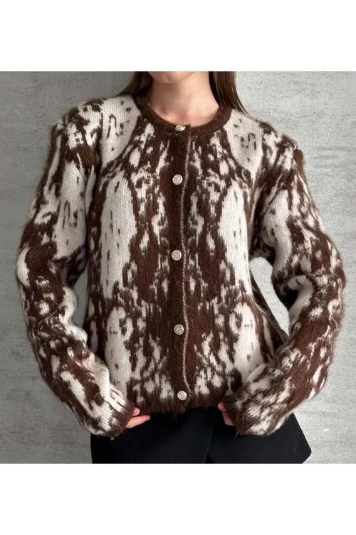 26K8922 HIRKA KISA DÜĞMELİ BATİK DESEN