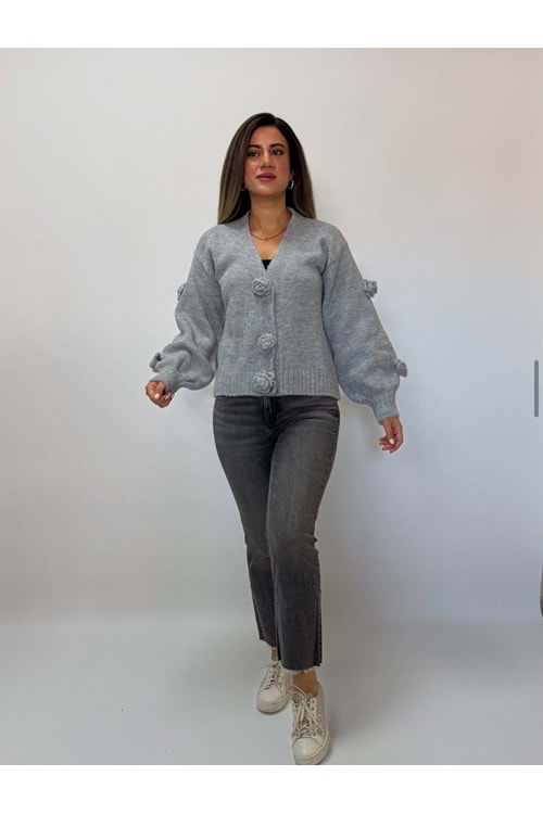 26K8726 HIRKA ÖNÜ VE KOLLARI ÇİÇEKLİ