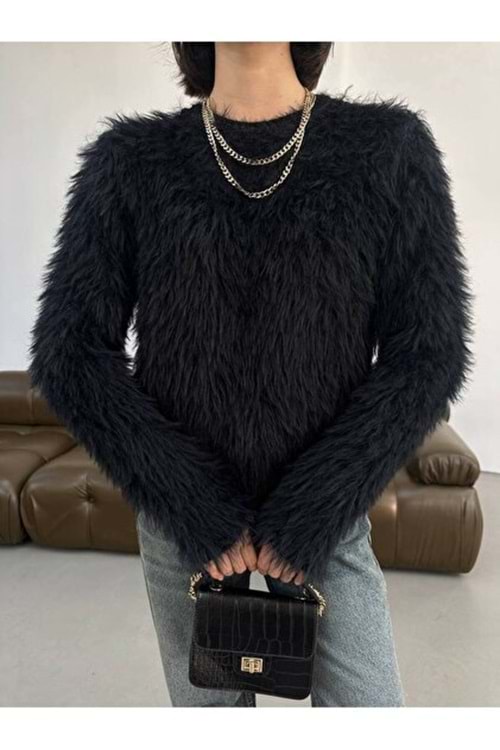 26K8690 KAZAK TRİKO SAKALLI SIFIR YAKA