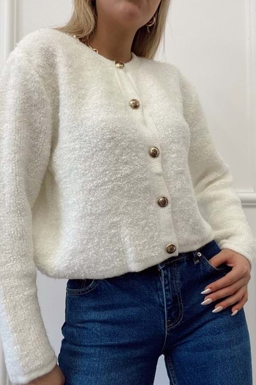 26K8266 HIRKA KISA ÖNÜ DÜĞMELİ SIFIR YAKA