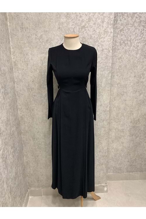 26Y61620 ELBİSE BELİ GOLD TOKA DETAYLI ARKADAN KEMER DETAYLI