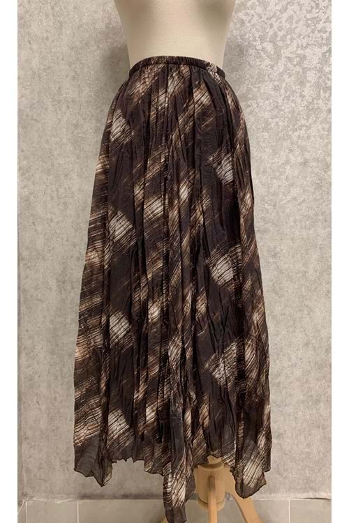 26Y30478 ETEK BELİ LASTİKLİ ASİMETRİK KESİM KRAŞ