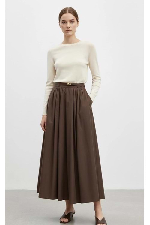 26Y32463 PUANE ETEK KANVAS İNCE BELİ KEMERLİ